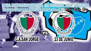 241130 TLDFSM Clausura Final Copa Oro 5taDiv  CASan Jorge vs 23 de Junio [upl. by Sewell]