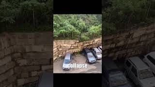 Major Retaining Wall Failure [upl. by Nnairol]