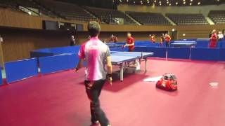 Adam Bobrow and Ma Long messing around surprise ending [upl. by Gnut447]