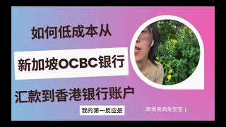 新加坡OCBC华侨银行低成本汇款到香港银行账户 [upl. by Anawed302]