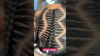 💚Trenzas pegadas para HOMBRES braidstyles braidedhairstyles trenzasafricanas [upl. by Nairim]