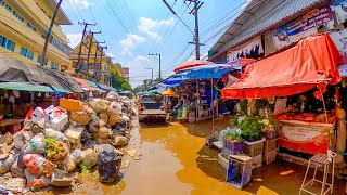 Chiang Mai Flood Aftermath  11 October 2024  Mueang Mai Market [upl. by Letnuahs]