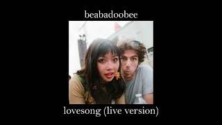 beabadoobee  lovesong live version slowed [upl. by Elamaj801]