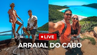 💜 LIVE  Tudo sobre ARRAIAL DO CABO  Com o canal VazAonde e Ines Lafosse [upl. by Amalberga]