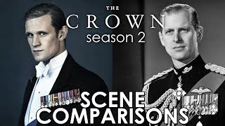 The Crown 2017 season 2  scene comparisons [upl. by Ramad721]