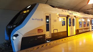 INAUGURATION  RER🟪Ligne E🟪🚅RER NG IDFM Z 58000  Haussmann  SaintLazare➡️Chelles  Gournay [upl. by Htomit]