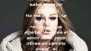 AdeleSomeone Like You con letra en español [upl. by Gran]