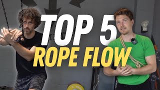 ROPE FLOW  TOP 5 PATTERNS – ft Chris Chamberlin [upl. by Jae]