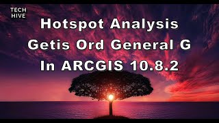 Hotspot analysis Getis Ord General G in ARCGIS 10 8 2 [upl. by Iramat657]