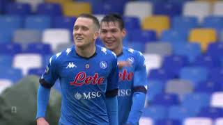 Highlights Serie A  Napoli vs Fiorentina 60 [upl. by Akerdnuhs]