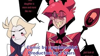 Hazbin hotel Comic dub Radioapple fanmade comic dub [upl. by Liborio]