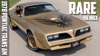 FOR SALE 1978 Pontiac Trans AM WS6 400ci Auto Only 47k mile  Solar Gold Stock 1908 [upl. by Benjy453]