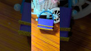 Match box Mini Shopping Bag 🛍️youtubeshortsdiyminicraftbeginnerssupportshorts [upl. by Adnael]