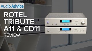 Rotel Tribute Series A11 amp CD11 Review [upl. by Helbonnah309]