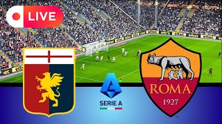 🔴LIVE GENOA VS AS ROMA  Italian Serie A 202425  eFootball PES 21 Gameplay [upl. by Walther]