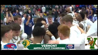 UMass Lowell vs Vermont Highlights  American East Championship  2024 College Basketball [upl. by Vaenfila]