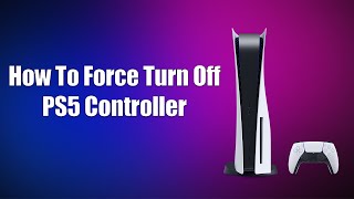 How To Force Turn Off PS5 Controller [upl. by Mazlack]