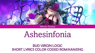 BUD VIRGIN LOGIC  Ashesinfonia  SHORT LYRICS ROMKANENG [upl. by Norris]