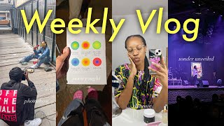 WEEKLY VLOG photoshoot sonder unveiled poetry night skincare chats etc📸 🎙️🧖🏽‍♀️✨ [upl. by Esilenna]