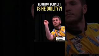 LEIGHTON BENNETT suspended from Darts [upl. by Gorlin541]