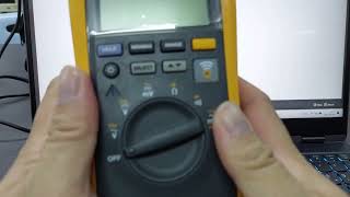 Measuring Inrush current  DC voltage and Hz by Fluke a3001 FC amp v3001 FC [upl. by Harrak384]