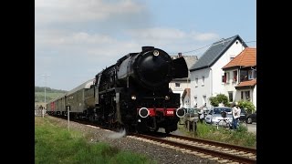 Dampflok CFL 5519 mit Sonderzug in Hanau und Stockheim Oberhessen [upl. by Jarek]