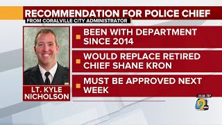 Coralville City Administrator makes recommendation for city’s next police chief [upl. by Rich]