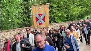 Walsingham National Pilgrimage Sermon Procession and Benediction 2022 [upl. by Atiuqal164]