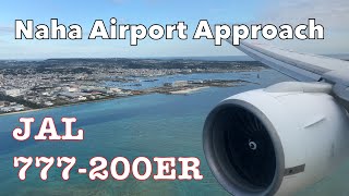 【4K】777200ERの那覇空港着陸777200ER Landing at Naha Airport [upl. by Silvestro746]