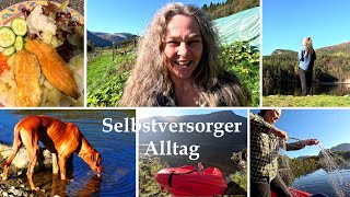 Alltag als Selbstversorger im September  Tägliches langsames Leben am See in den Bergen 6 [upl. by Peursem276]