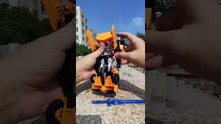 Transformers Toy Bumblebee Transformer Racing Car [upl. by Lupee239]