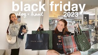 BLACK FRIDAY HAUL amp VLOG 2023 we woke up at 4amlol [upl. by Favata699]