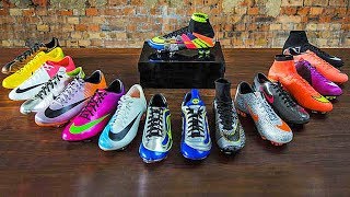 TOP 10  Cristiano Ronaldo CR7 Football Boots 20032018 [upl. by Bernelle]