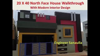 20 X 40 North Face House Walkthrough  800 Sft North Face House Walkthrough [upl. by Nna411]