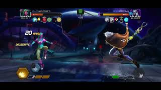 MCoC Viv Vision vs Storm X on node 39 provocateur power snack one too many hits [upl. by Tnarud]