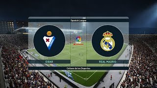 PES 2019  EIBAR vs REAL MADRID  Benzema and Bale scores 2 goals amp Amazing Goals  Gameplay PC [upl. by Forrer]