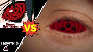 REAL LIFE Anime Eyes Naruto edition  Rinnegan Rinne Sharingan sharingan Boruto Dōjutsu [upl. by Haimrej]