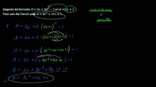 Formules combineren substitutie [upl. by Eizdnil295]