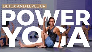 Power Yoga  Detox and Level Up Your Yoga with Travis Eliot [upl. by Rolando]