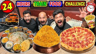 24 HOURS TRAIN FOOD EATING CHALLENGE  TRAIN EXPERIENCE MUMBAI to TAMIL NADU Ep475 [upl. by Dayir]