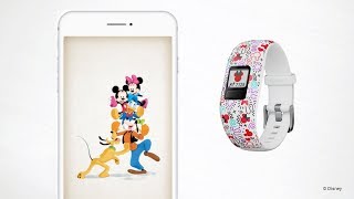 Garmin vívofit jr 2 Navigating the Disney Minnie Mouse App Adventure and Game [upl. by Crichton]