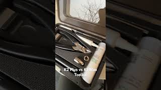 Creality K2 Plus vs K1 Max Toolkit Comparison [upl. by Kenti50]