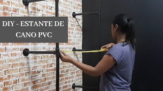 DIY Estante com cano Pvc estilo indústrial passo a passo [upl. by Sidell]