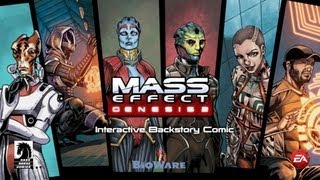 Mass Effect 3 Genesis 2 DLC Interactive Backstory Comic Renegade MaleShep [upl. by Valda]