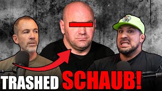 Dana White TRASHED Brendan Schaub and he responded  Beef explained [upl. by Teevens]