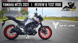 Yamaha MT25 2021  Ride Review [upl. by Hcire]