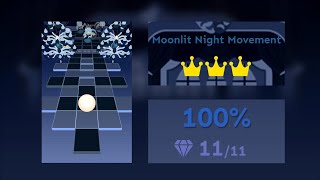 『Rolling Sky  Remake』Level 151  Moonlit Night Movement ★★★★★ CoCreation Level 12 Fanmade [upl. by Hoffmann]