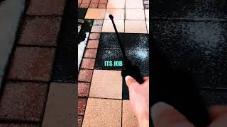 Efflorescence reaction💧✨ pressurewash housecleaning efflorescence clean satisfyingcleaning [upl. by Polito]