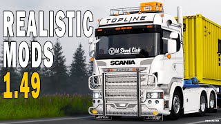 12 Best Realistic Mods for ETS2 149  Euro Truck Simulator 2 2024 [upl. by Salomon]