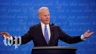 ‘C’mon man’ Biden’s consistent refrain to Trump at the final debate [upl. by Ahsiket]